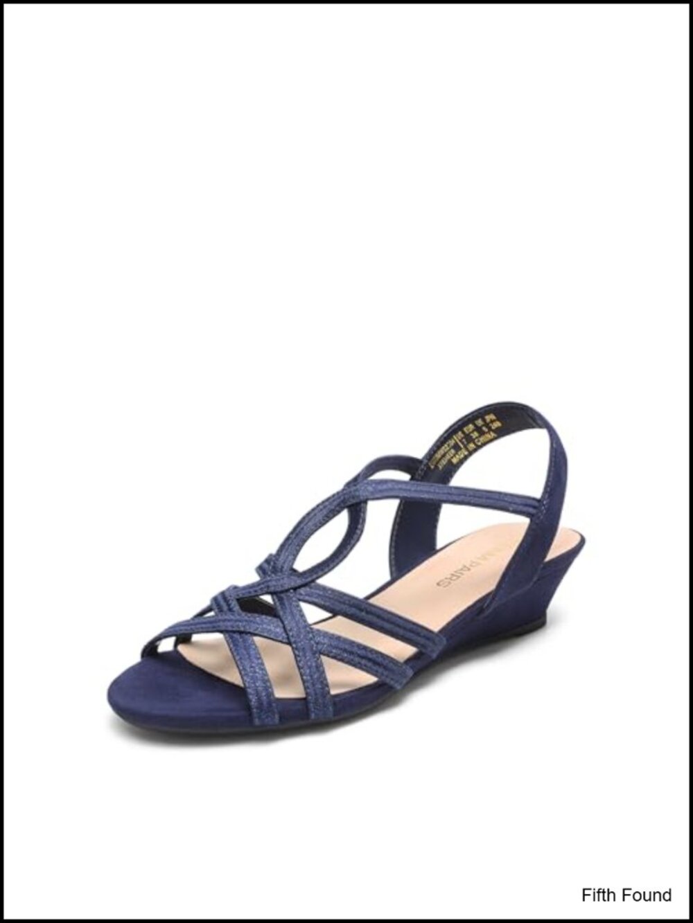 Low Heel Wedge Sandals | Strappy Wrapped Dressy Summer Shoes for Casual &